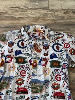Reyn Spooner Chicago Cubs MLB Hawaiian Shirt XXL Cotton